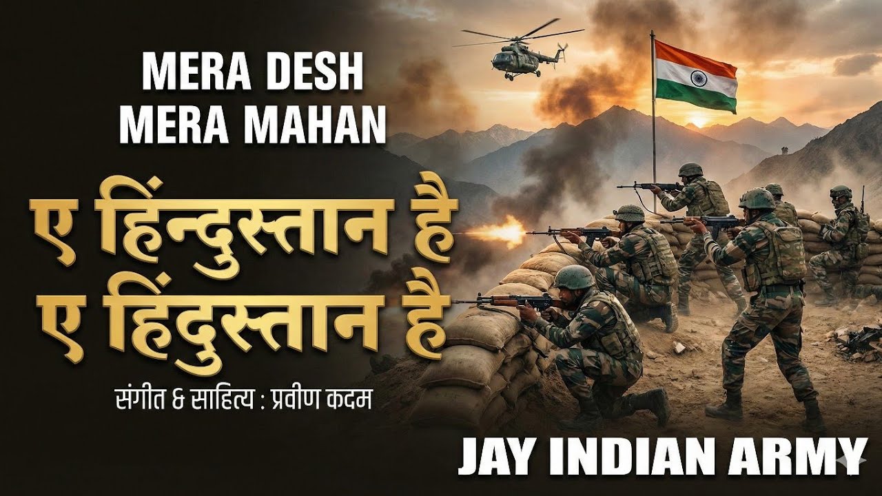 ए हिंदुस्तान है 🇮🇳 | Deshbhakti  Song | New Indian Army Song | Independence Special|official