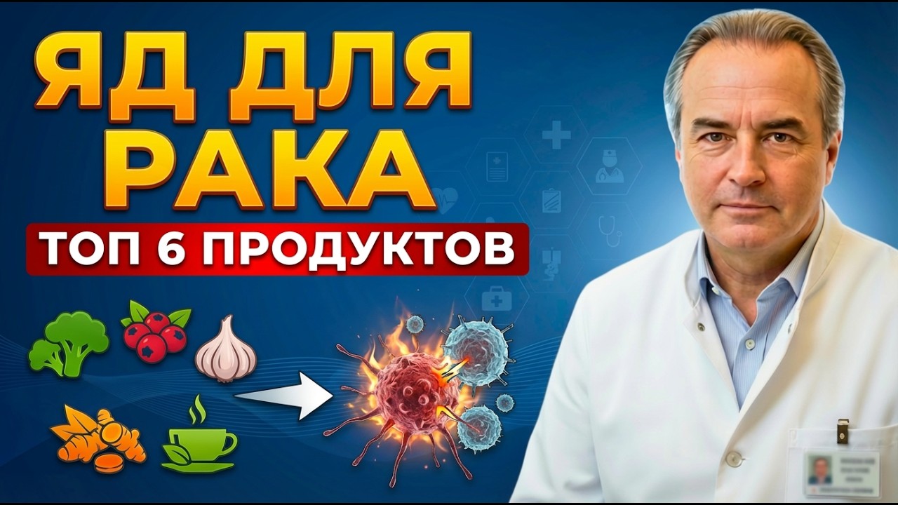 Чем питается РАК, а что НЕНАВИДИТ. Вы едите и то, и другое