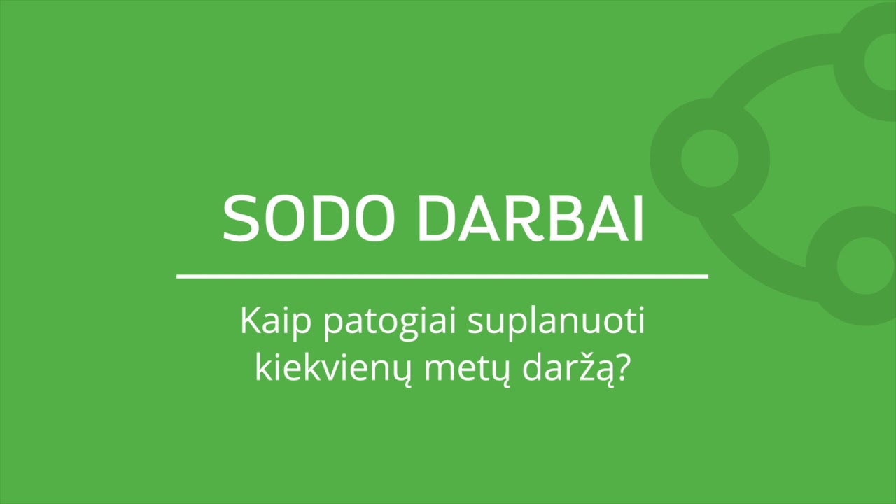 Sodo darbai