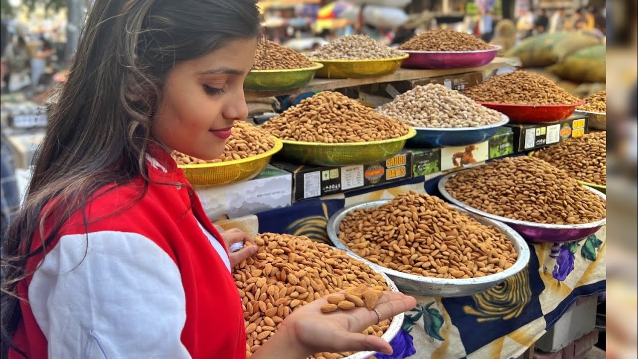 Cheapest Dry Fruits Market Delhi😱😋॥सस्ते Kaju Badam Market Delhi॥ Kaju ॥ Badam ॥ Kishmish ॥Masale