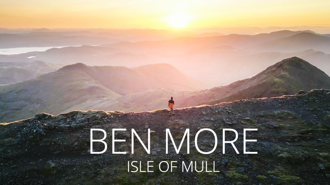 Solo Hiking and Summit Camp - Ben More - Isle of Mull - Scotland - 4K