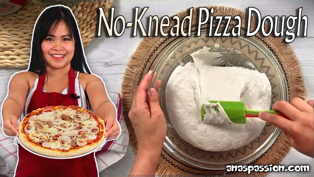 Easy NO KNEAD Pizza DOUGH | Homemade Pizza Dough
