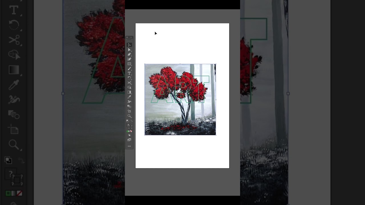 Clipping mask and compound paths in Illustrator #illustratortips #illustratortutorial #customshirts