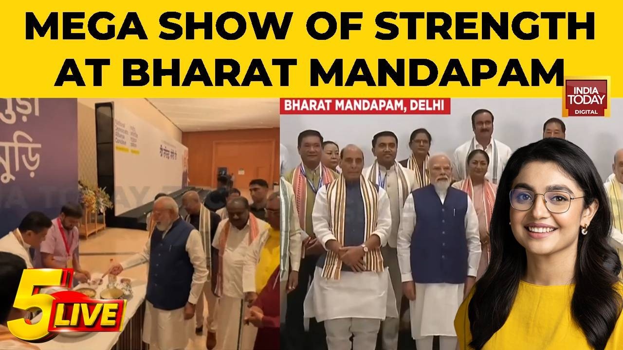 NDA Celebrates PM Narendra Modi's 12-Year Milestone With Jhal Muri And Delimitation Bill Strategy