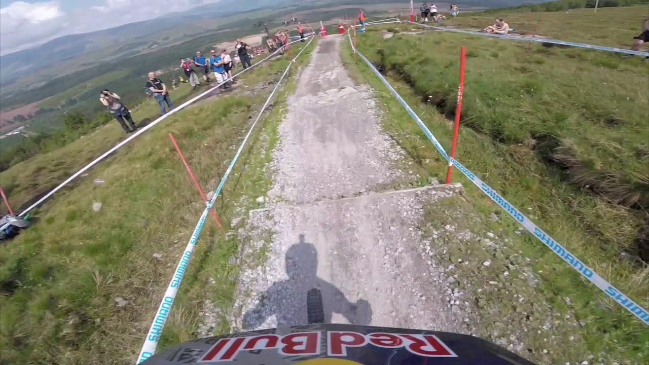 Rachel Atherton Most Dramatic GoPro run Fort William Finals EVER