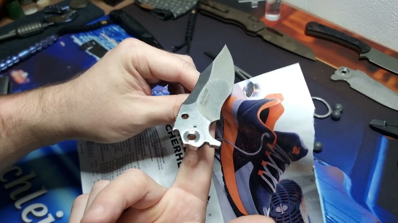 Echtzeitschliff schleifen vom Recurve/Tanto auf der Tormek T8 