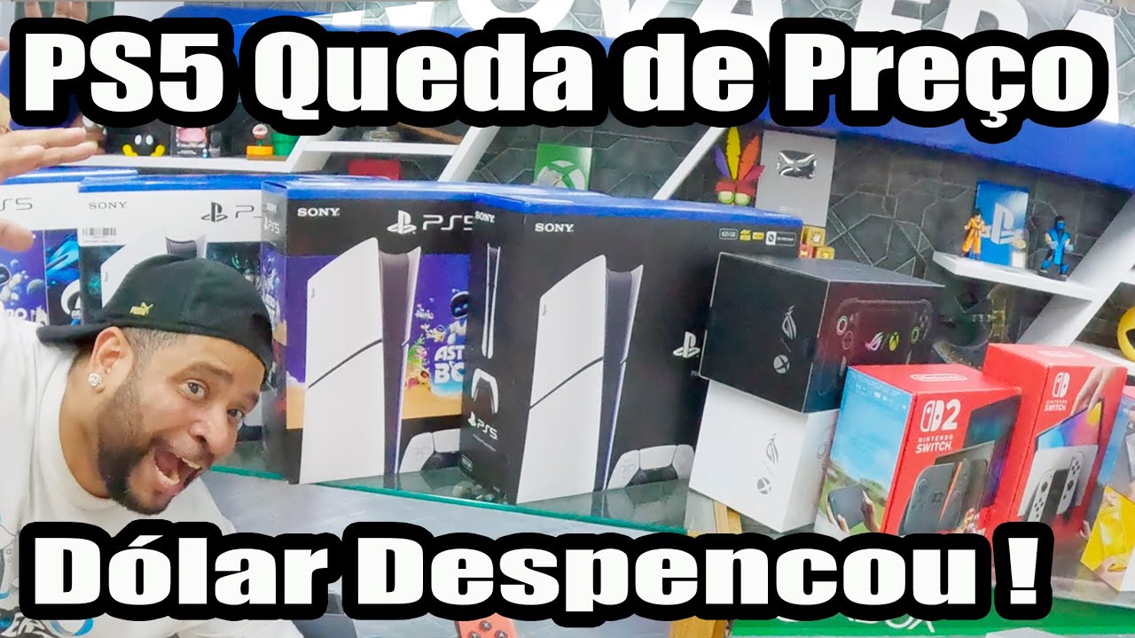 PS5 tem Queda de Preço, Dólar Despencou !