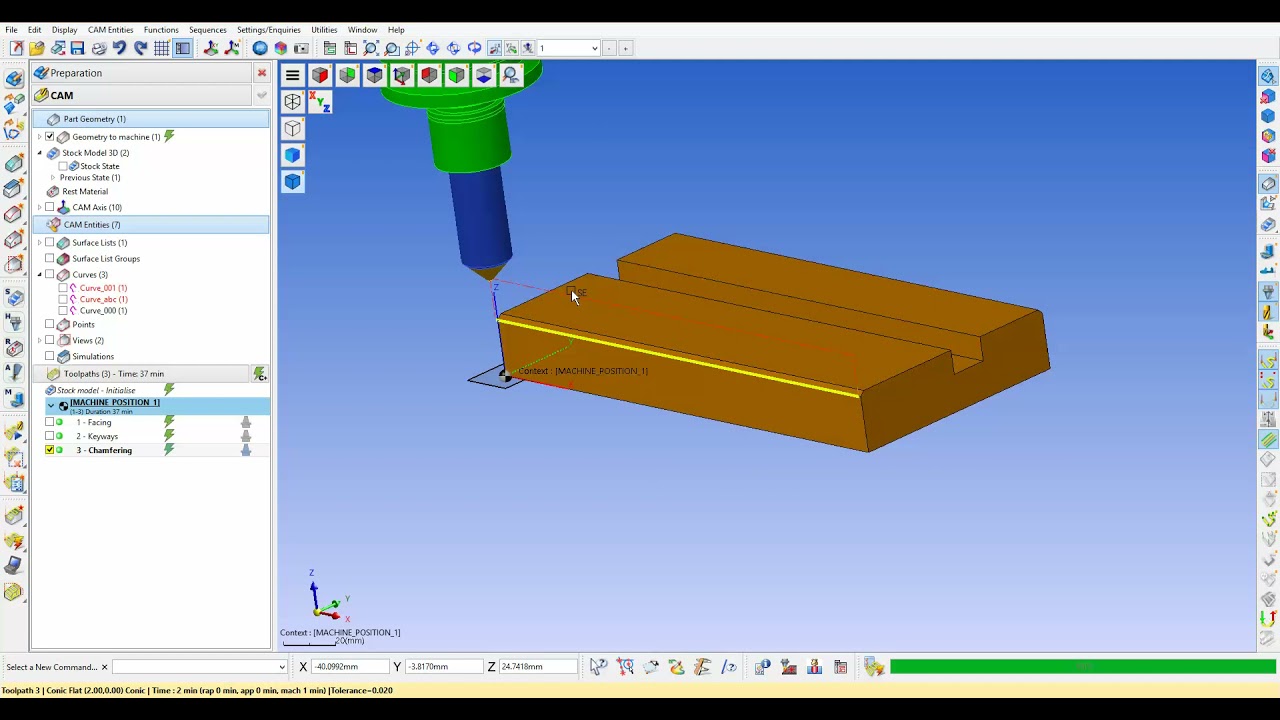 WorkNC：Chamfering & Rib Machining #35