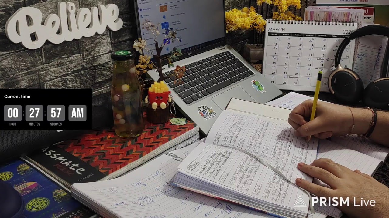 🔥 Live Study Session | Productive Study Stream | JEE Aspirant Daily Grind 💪