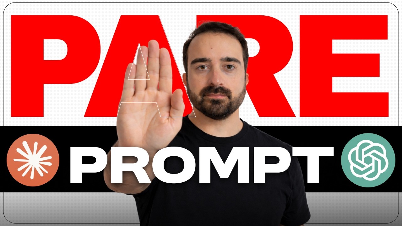 PARE de usar PROMPTS nas IAS (Fa&ccedil;a ISSO no lugar) | CLAUDE COWORK e CHATGPT WORK