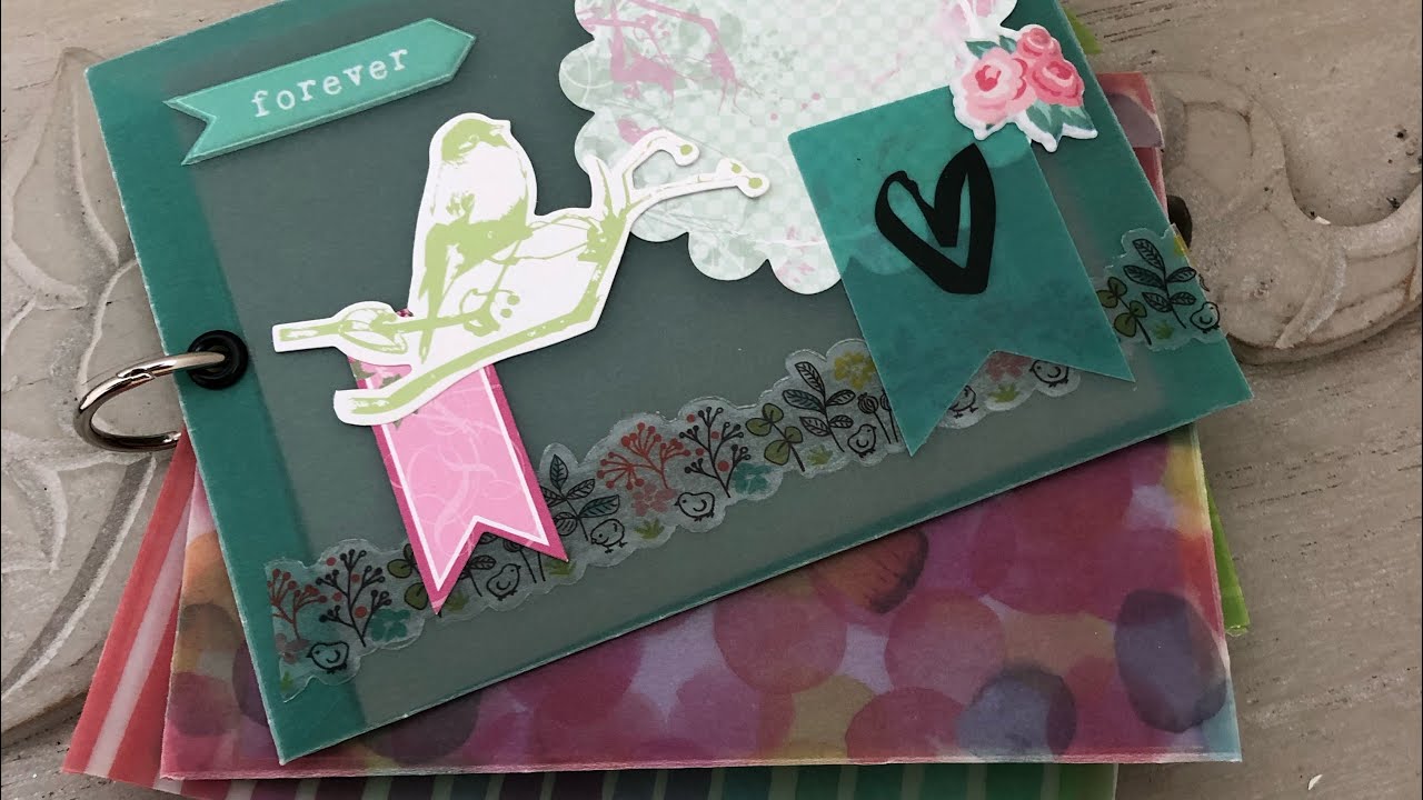 tuto album tout en transparence avec VELLUM ACTION