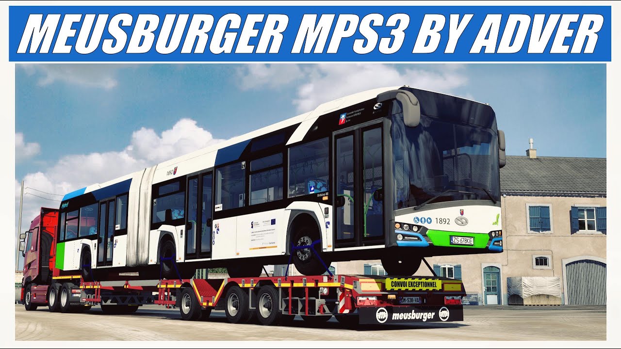 [ ETS 2 1.47 ] MEUSBURGER MPS3 TRAILER BY ADVER