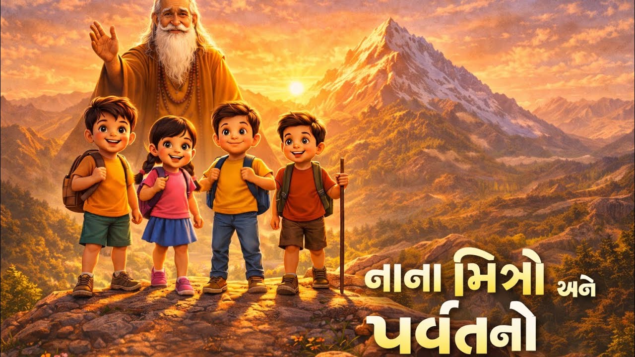 પર્વતનો જીવન બદલાવતો પાઠ | પ્રેરણાદાયક ગુજરાતી વાર્તા, પર્વતનો મહાન પાઠ ⛰️ |