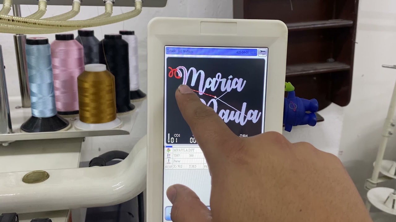 MANEJO DE PANTALLA MAQUINA SOWI 1201S