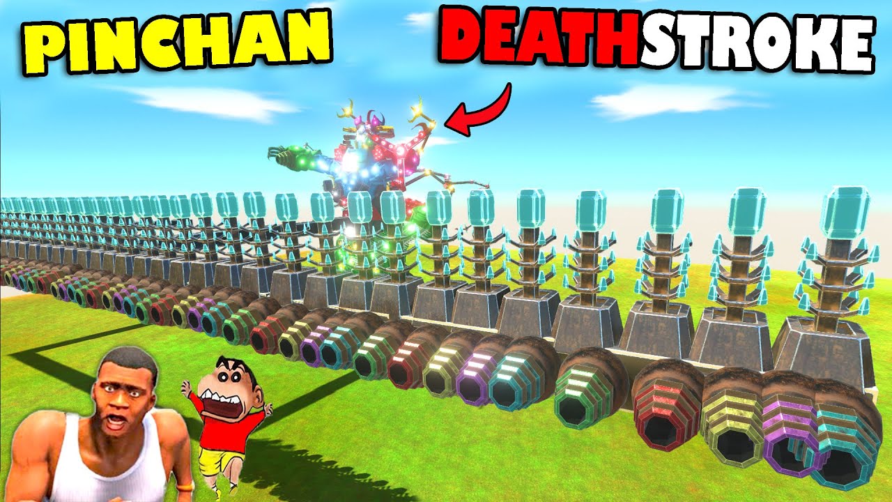 PINCHAN Upgrading DEATHSTROKE in Animal Revolt Battle Simulator with CHOP