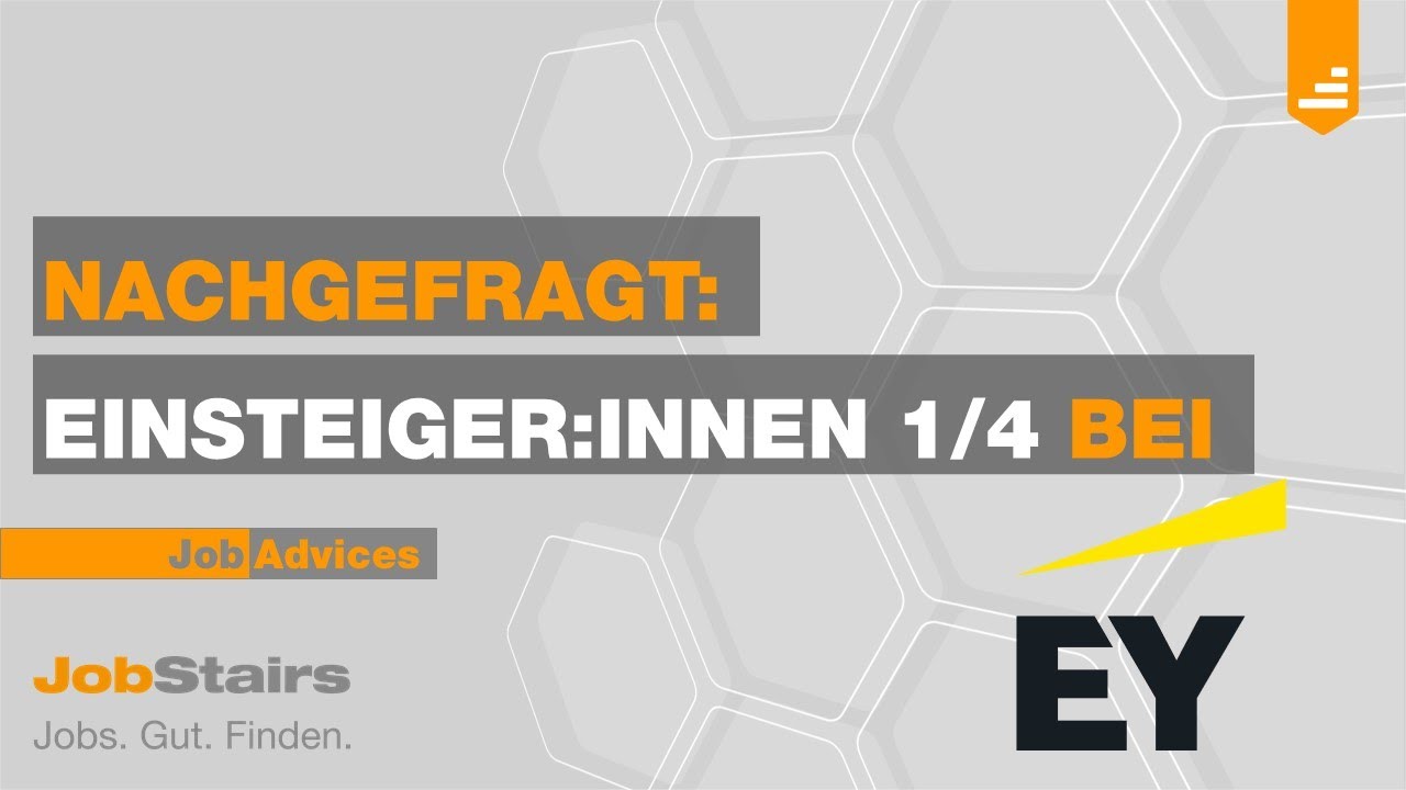JobStairs mit Partnerunternehmen Ernst & Young GmbH - Teil 1