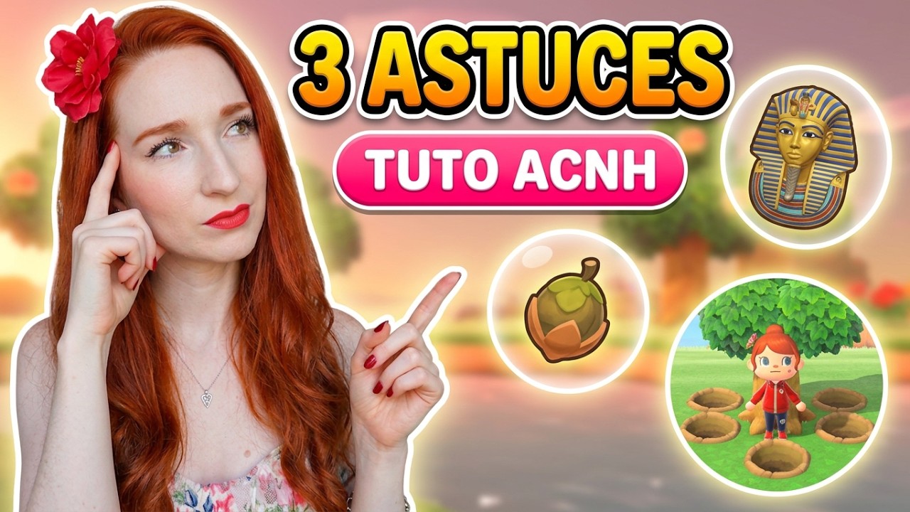 3 ASTUCES À FAIRE ABSOLUMENT sur Animal Crossing New Horizons !  C'est drôle 🤣