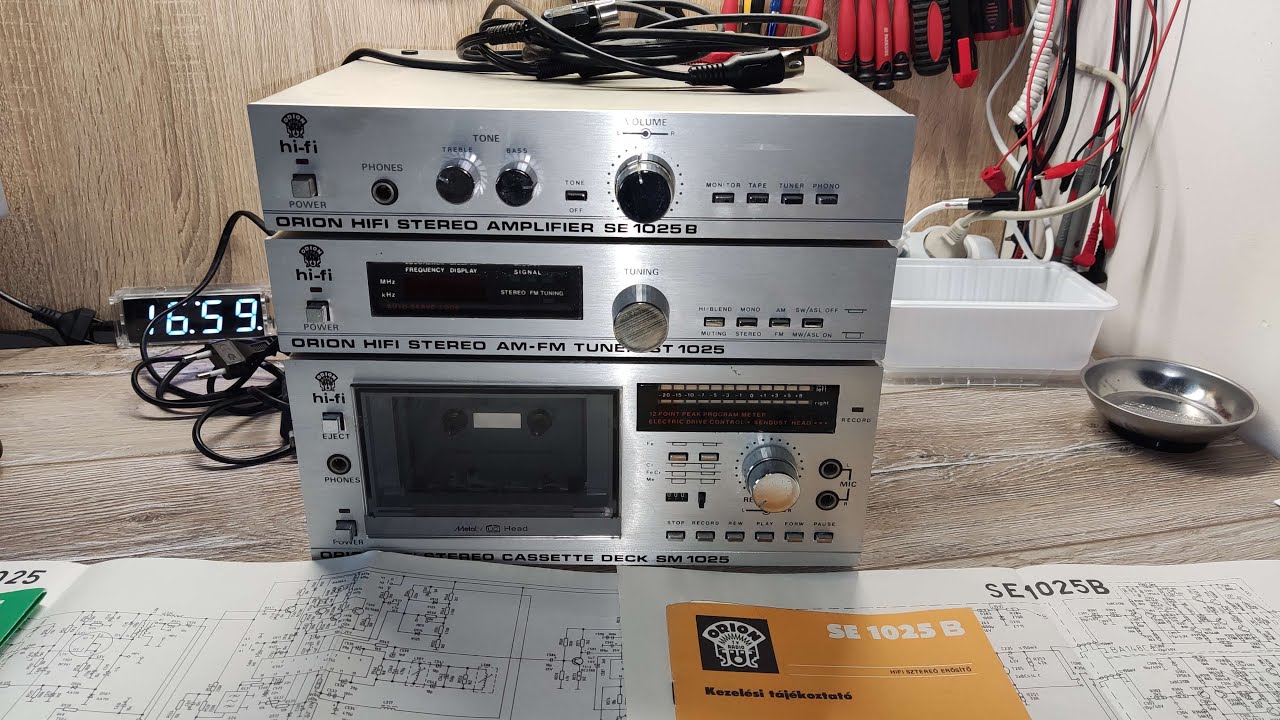 Orion Hi-Fi karbantartás. Az erősítő (Orion SE 1025 B).