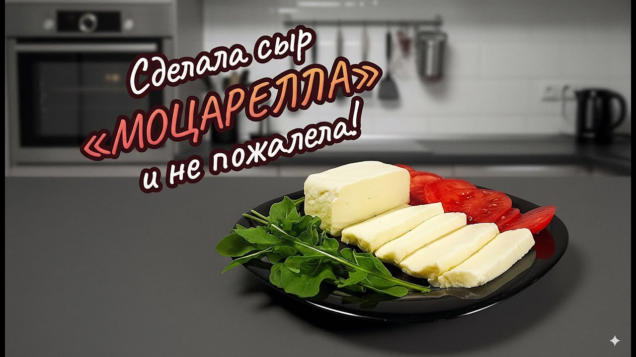 Сделала сыр «МОЦАРЕЛЛА» и не пожалела! | #поедимпоговорим