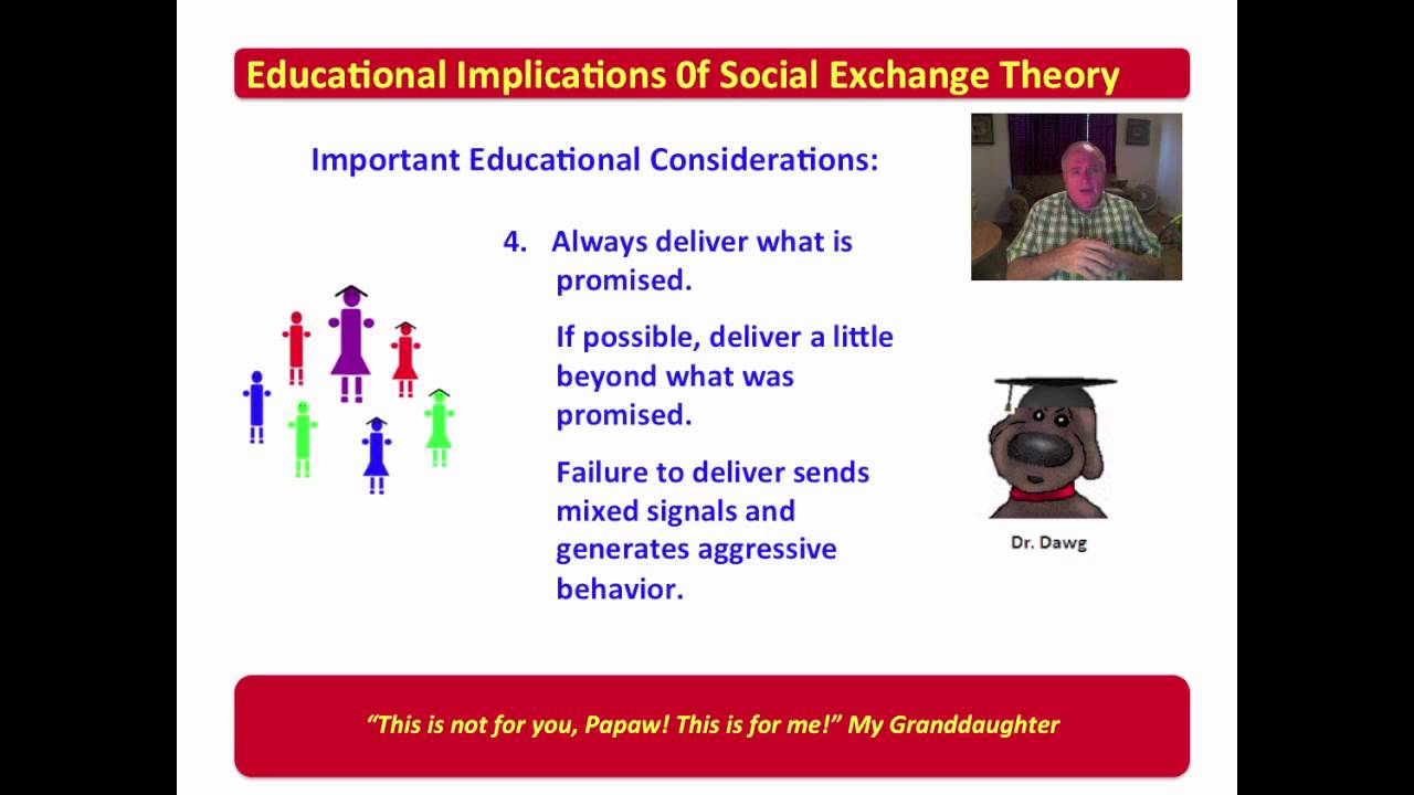 4 Educational Implications of Social Exchange Theory