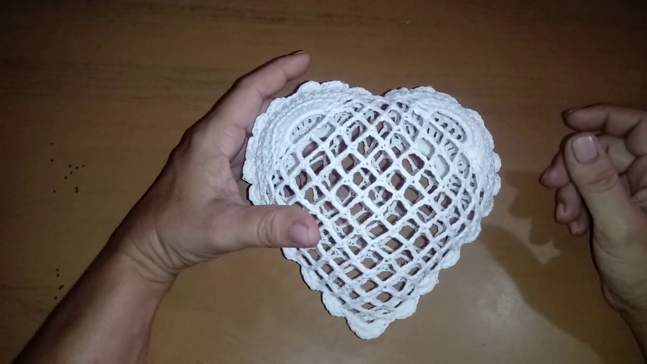 Corazon 3D a crochet💖 (parte 1)