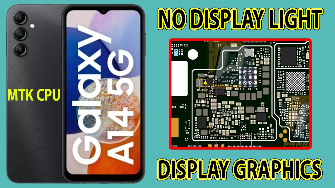 Samsung Galaxy A14 5G A146 no display light no display graphics || 🙌👍👌🤣