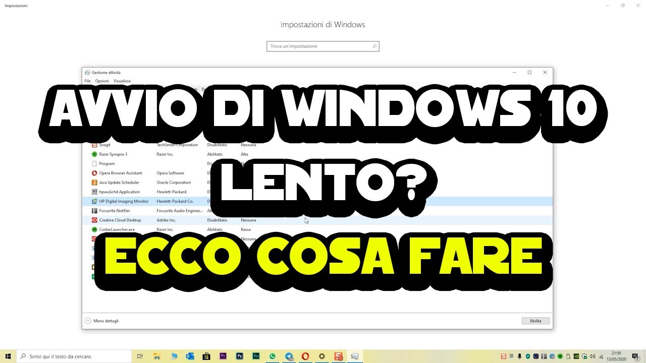 Avvio di Windows 10 lento? Ecco cosa fare