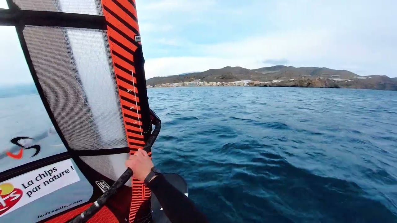 Empezando el año 2026 windsurfoil low wind loft 8,6 