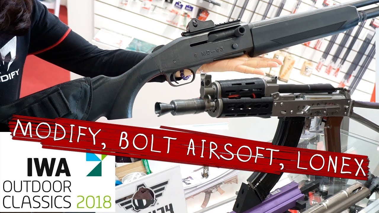 IWA 2018. GBB дробовик от Modify, Blow Back AK от BOLT Airsoft, EBB АК от Lonex