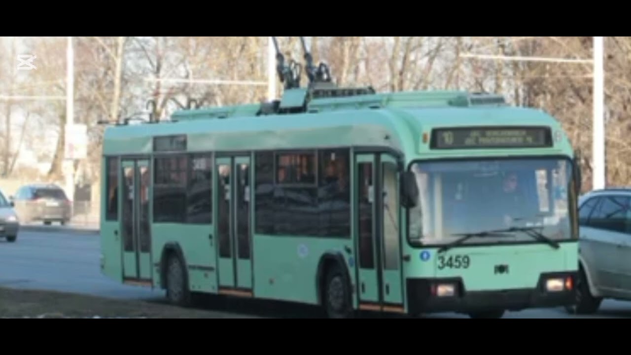 Информатор Троллейбуса маршрут №10(в депо №3)г. Минск 