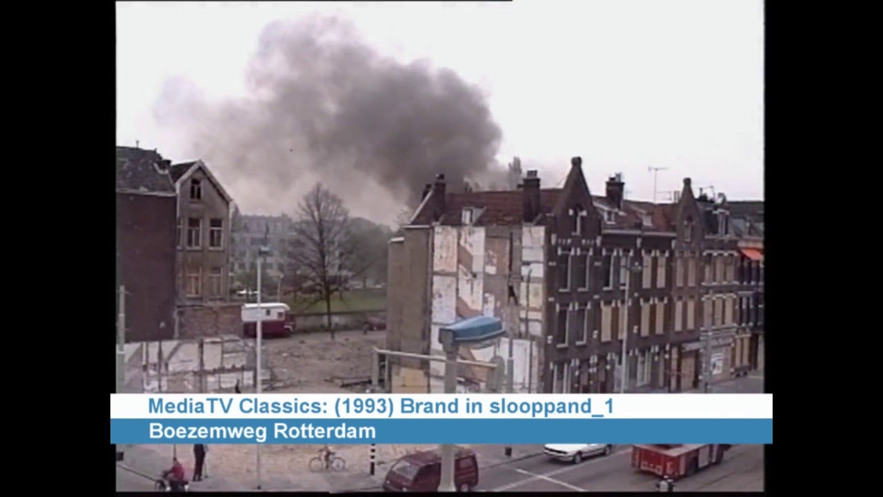 MediaTV Classics(1993) Brand in slooppanden Boezemweg Rotterdam