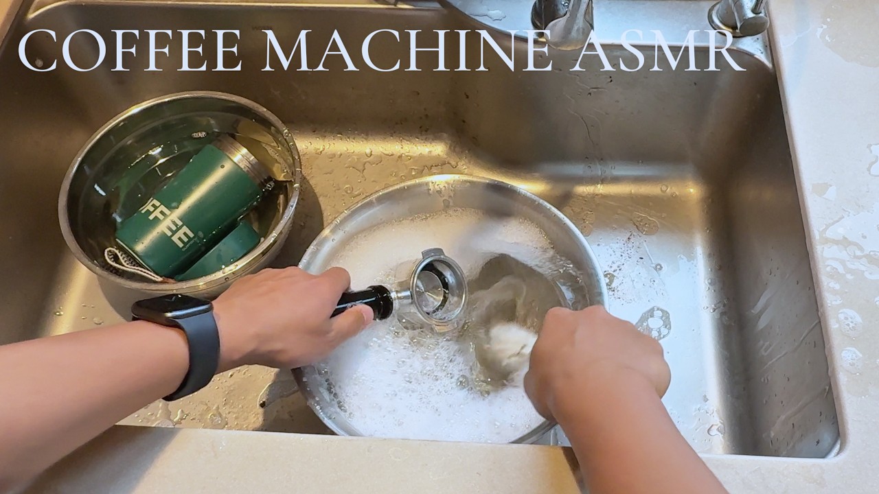 After Lunch Cleaning Routine 🧼 | Dishwashing & Espresso Machine Deep Clean | POV No Music