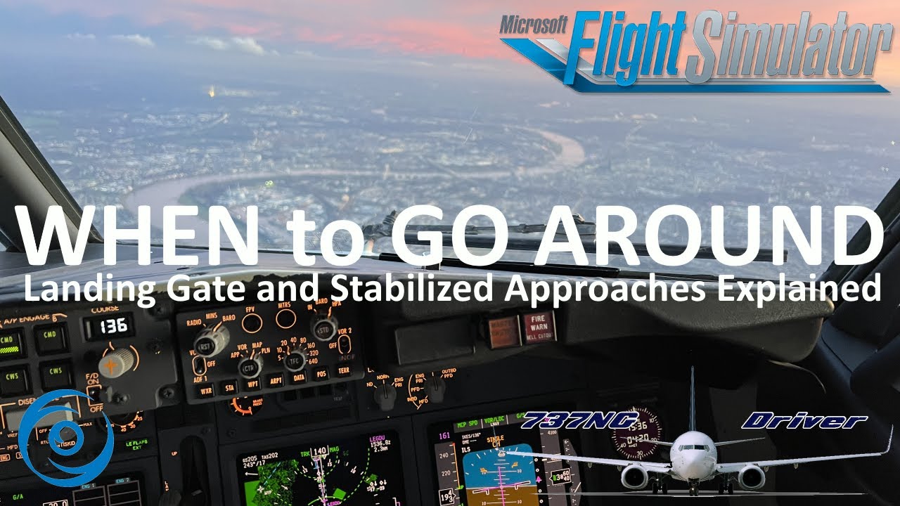 WHEN to decide to GO AROUND | Landing Gate & Stabilized Approaches Explained | Real Airline Pilot