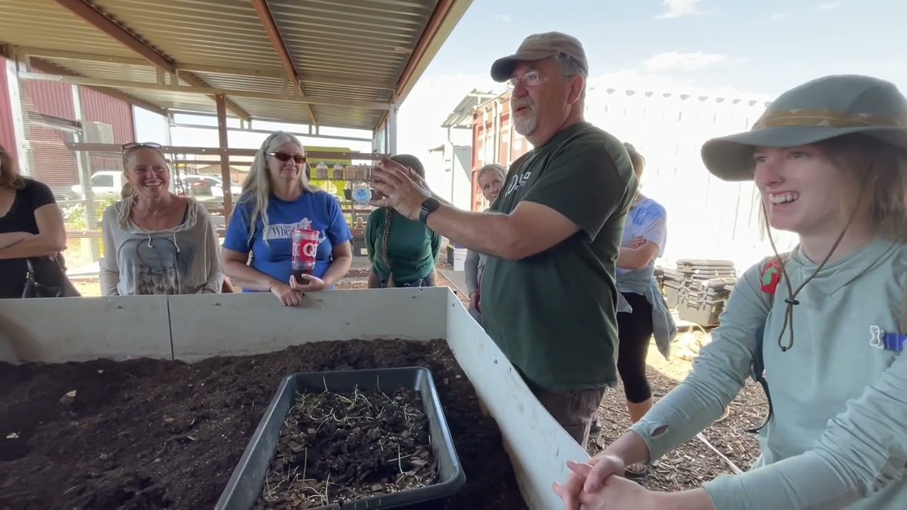 Permaculture Course Tour of AZ Worm Farm