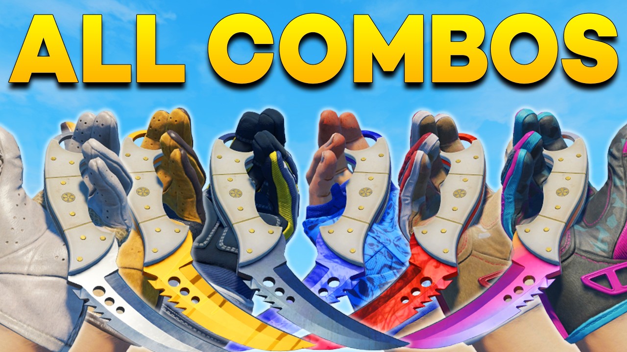 BEST GLOVES FOR ALL TALON KNIVES (CS2 Talon Combos)