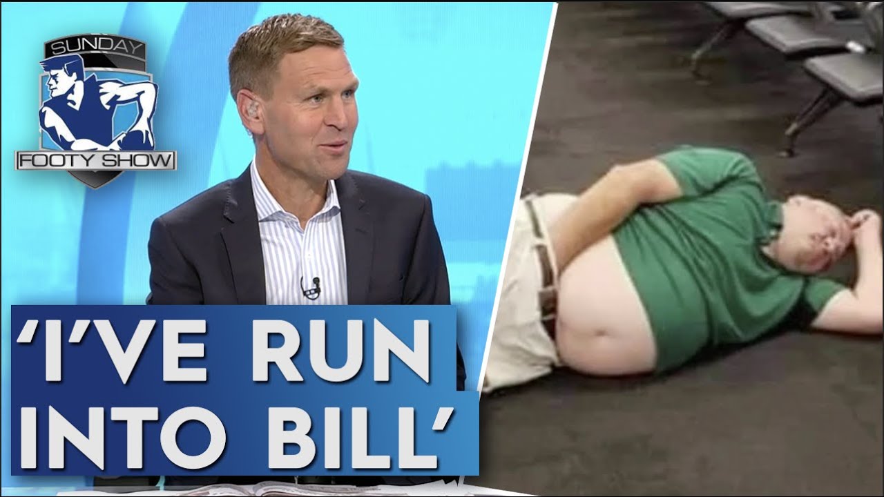 Kane Cornes bumps into 'Billy' at the airport - Sunday Footy Show | Footy on Nine
