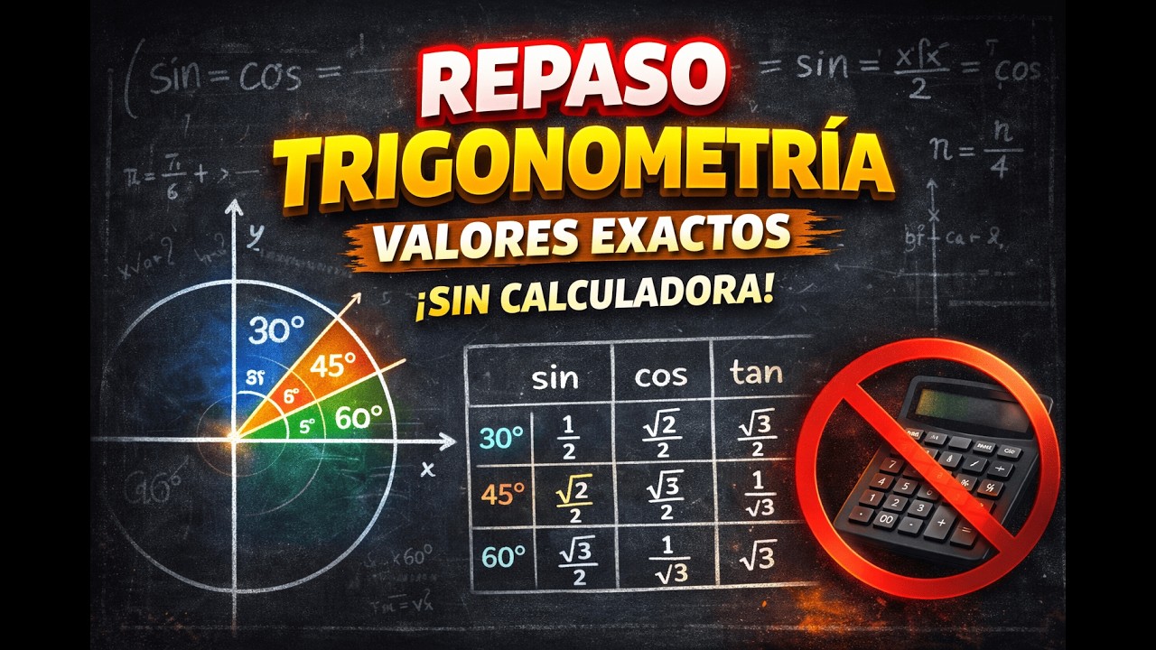 📐✨ Repaso de Trigonometría | Valor Exacto