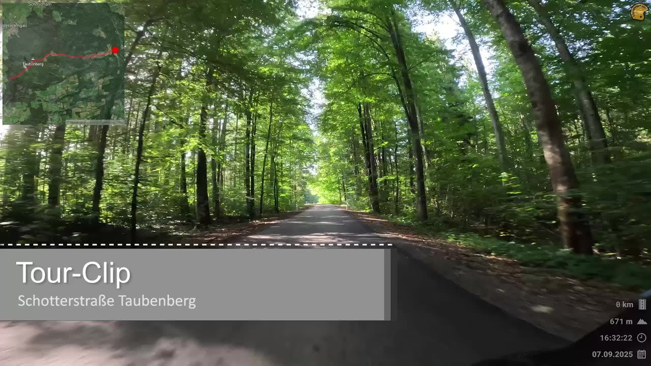 Schotterstra&szlig;e Taubenberg (DE)