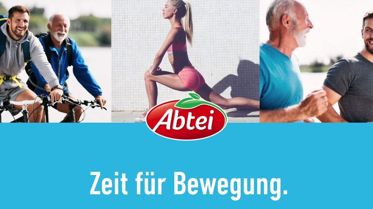 Abtei - Zeit f&uuml;r Bewegung - Abtei Magnesium Produkte