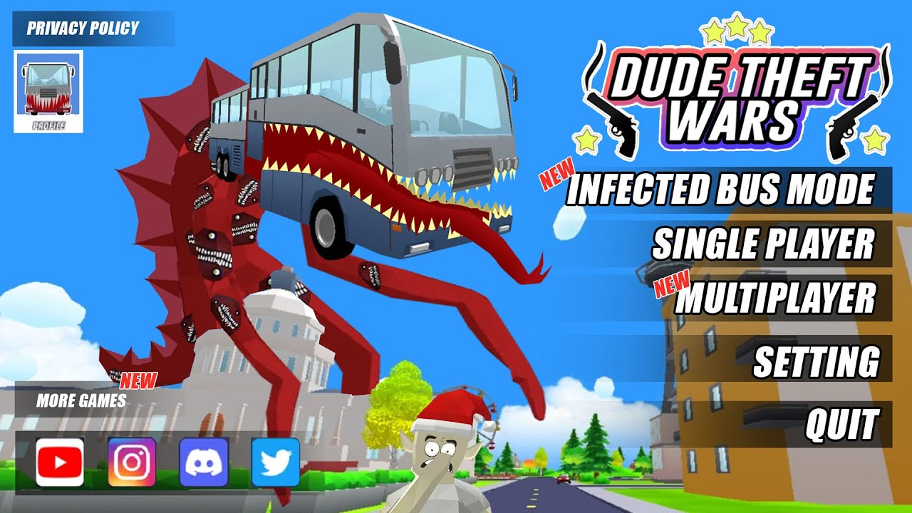 [ SECRET SCENE ] INFECTED BUS DI KOTA DUDE ‼ DRAMA DUDE THEFT WARS