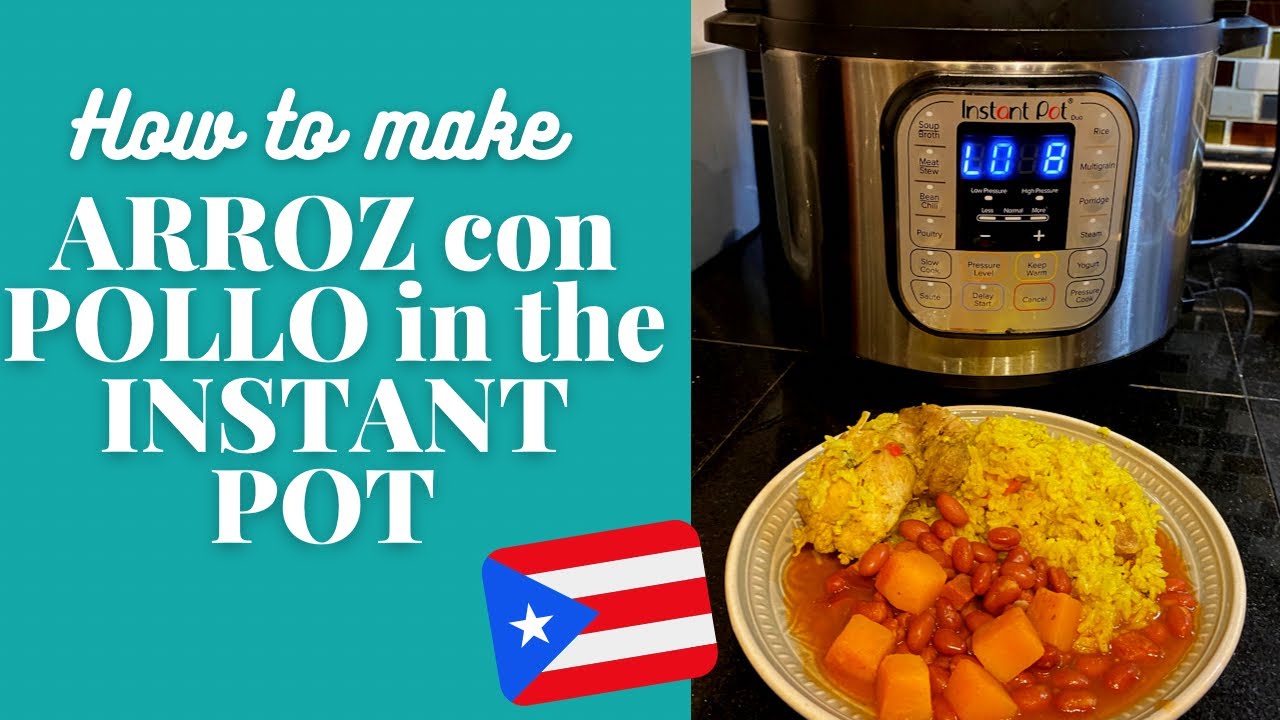 ARROZ CON POLLO in INSTANT POT | RICE WITH CHICKEN IN THE INSTANT POT