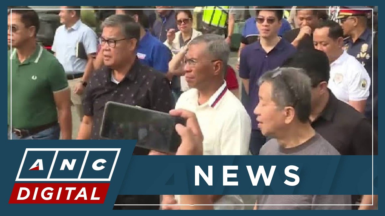 Quezon City gov't, MMDA, PNP hold walk through ahead of next week's Trillion Peso March protest| ANC