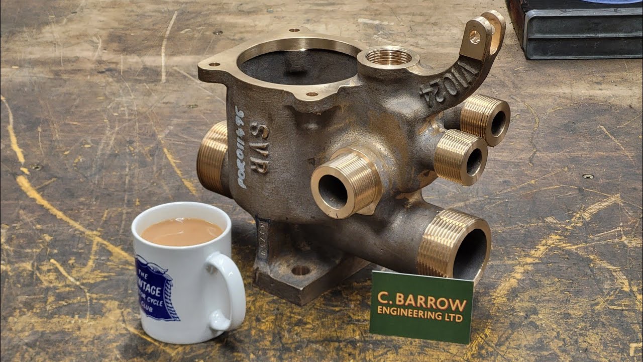 Machining Bronze Casting - New Steam Locomotive Brake Valve