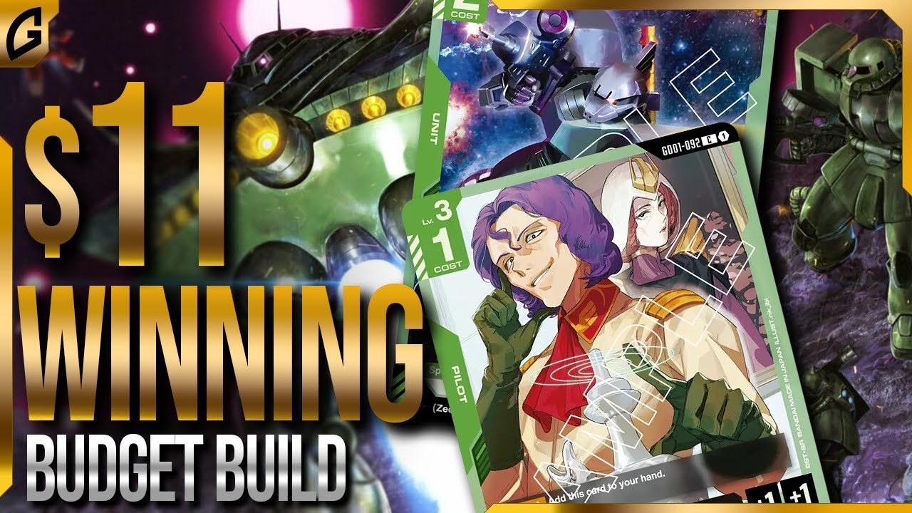 Winning $11 Gundam Deck! Build and Gameplay - Zeon Rush