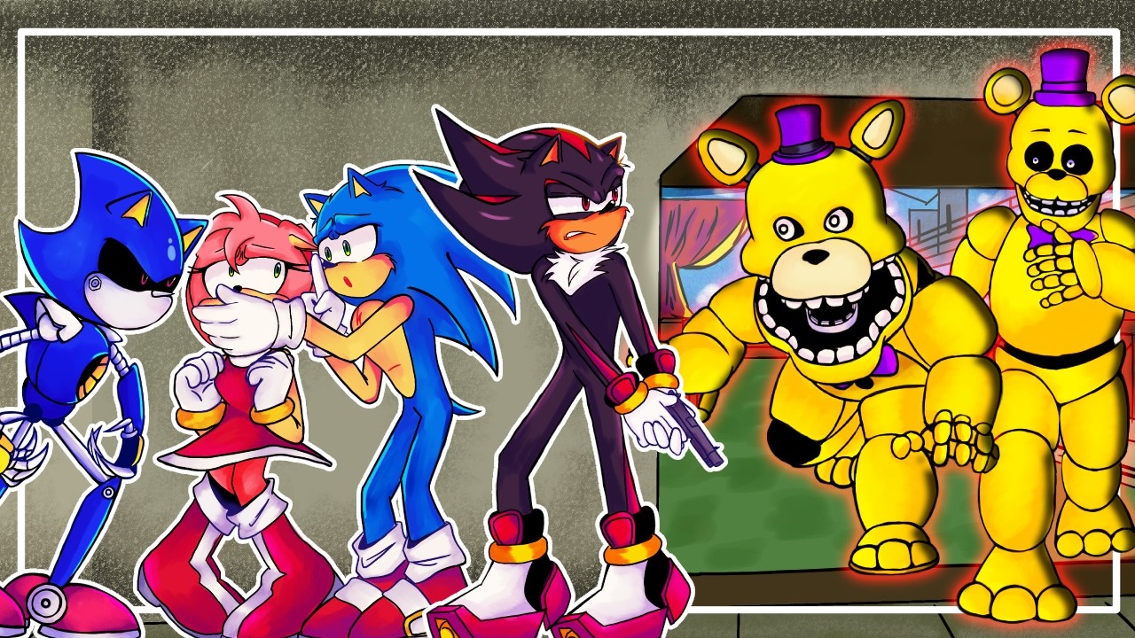 SONIC y SUS AMIGOS ENFRENTAN a los FREDBEARS ¡MAS VELOCES DE GMOD!