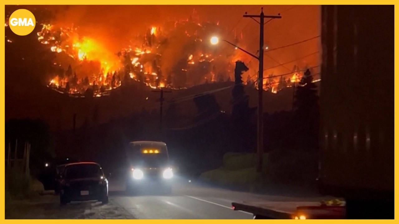 Nearly 100 wildfires burn across the US, force thousands to evacuate