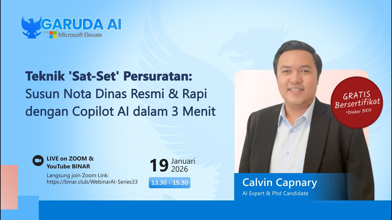 Teknik 'Sat-Set' Persuratan: Susun Nota Dinas Resmi & Rapi dengan Copilot AI dalam 3 Menit