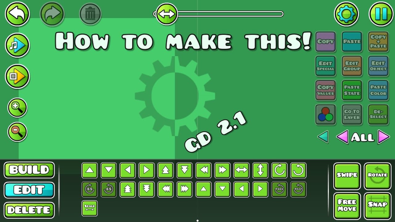 Tutorial: How to make the Glyph/ChargeleSS effect! [Geometry Dash 2.1]