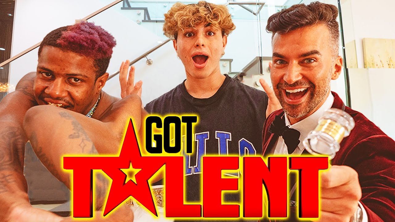 I HOSTED A TALENT SHOW AT MY HOUSE!!