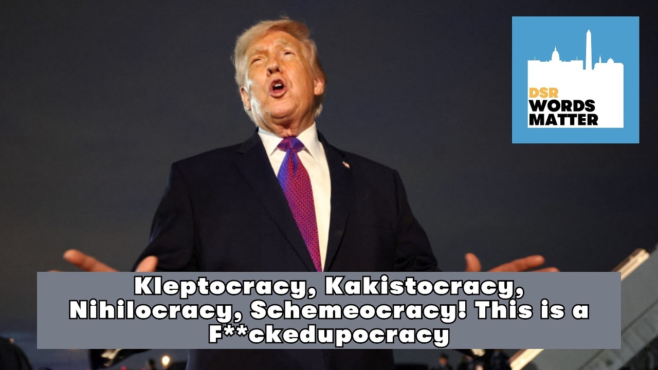 Клептократия, какистократия, нигилократия, схемакратия! Это чертова дупократия!